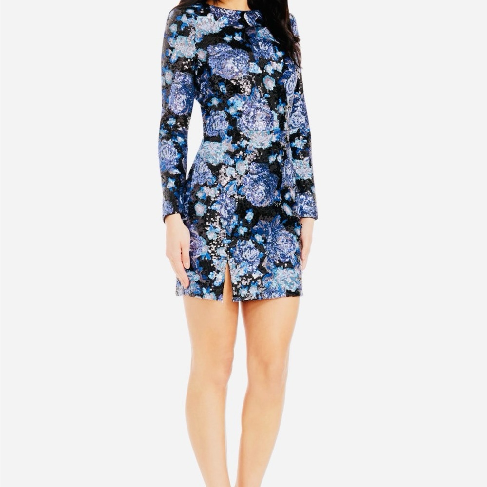 ✨ Stunning Dress the Population Nathalia Sequin Mini✨Small